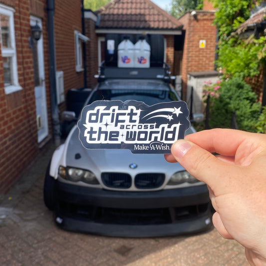 Drift Across The World Sticker