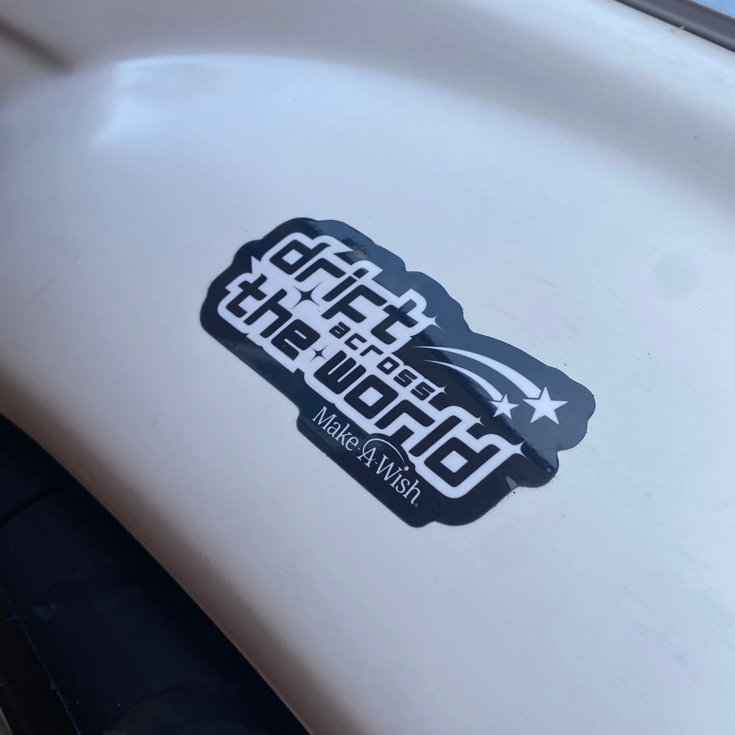 Drift Across The World Sticker